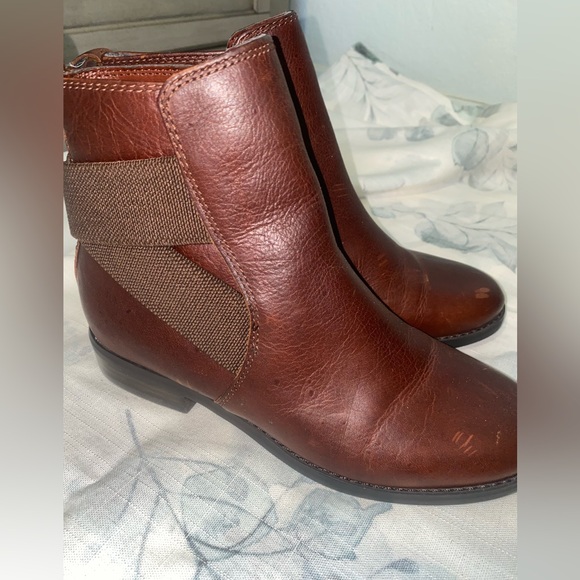 Lauren Ralph Lauren Kaliyah Leather Ankle Boot 6B - Picture 8 of 11